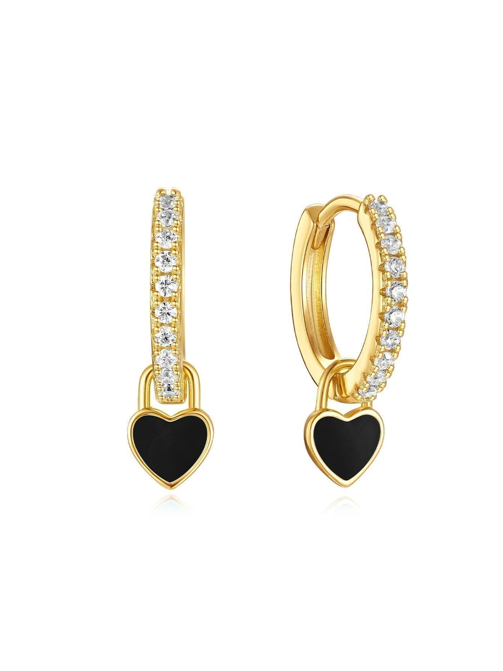 Theresia – Soft Curved Gold Earrings