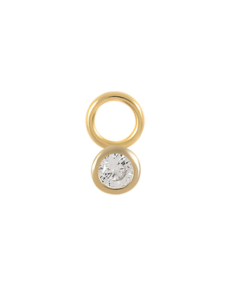 Theresia – Soft Curved Gold Earrings