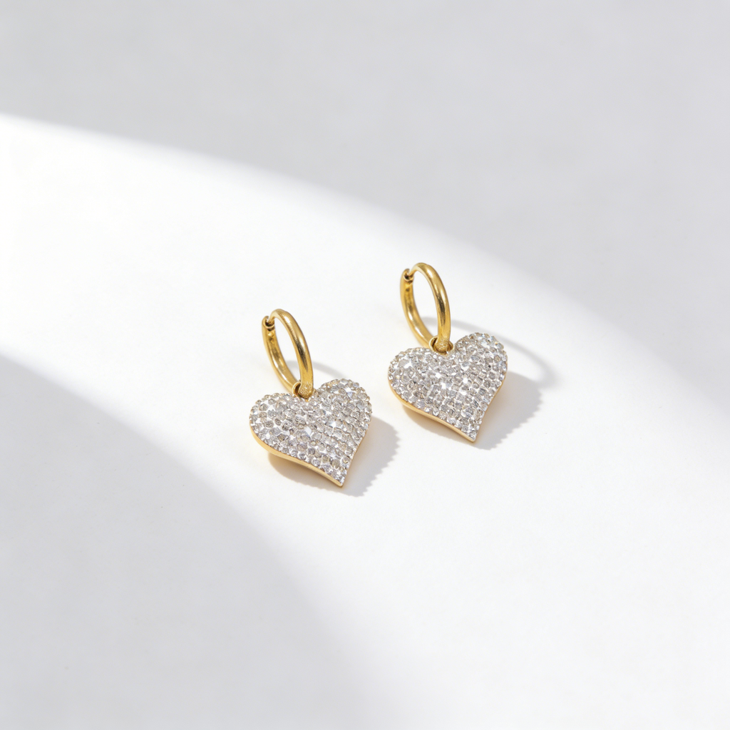 Eternal Classic Heart Earrings