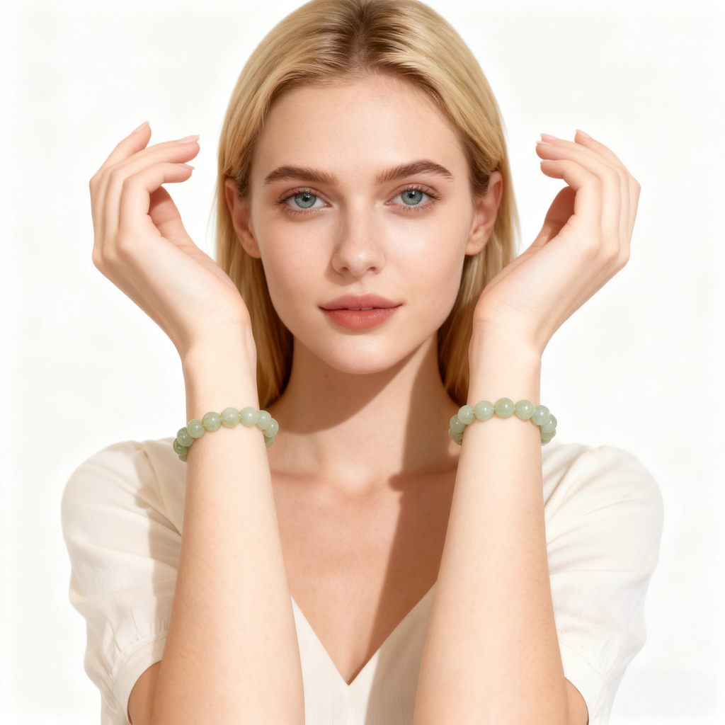 Light Ice Clear Water Hetian Jade Bracelet