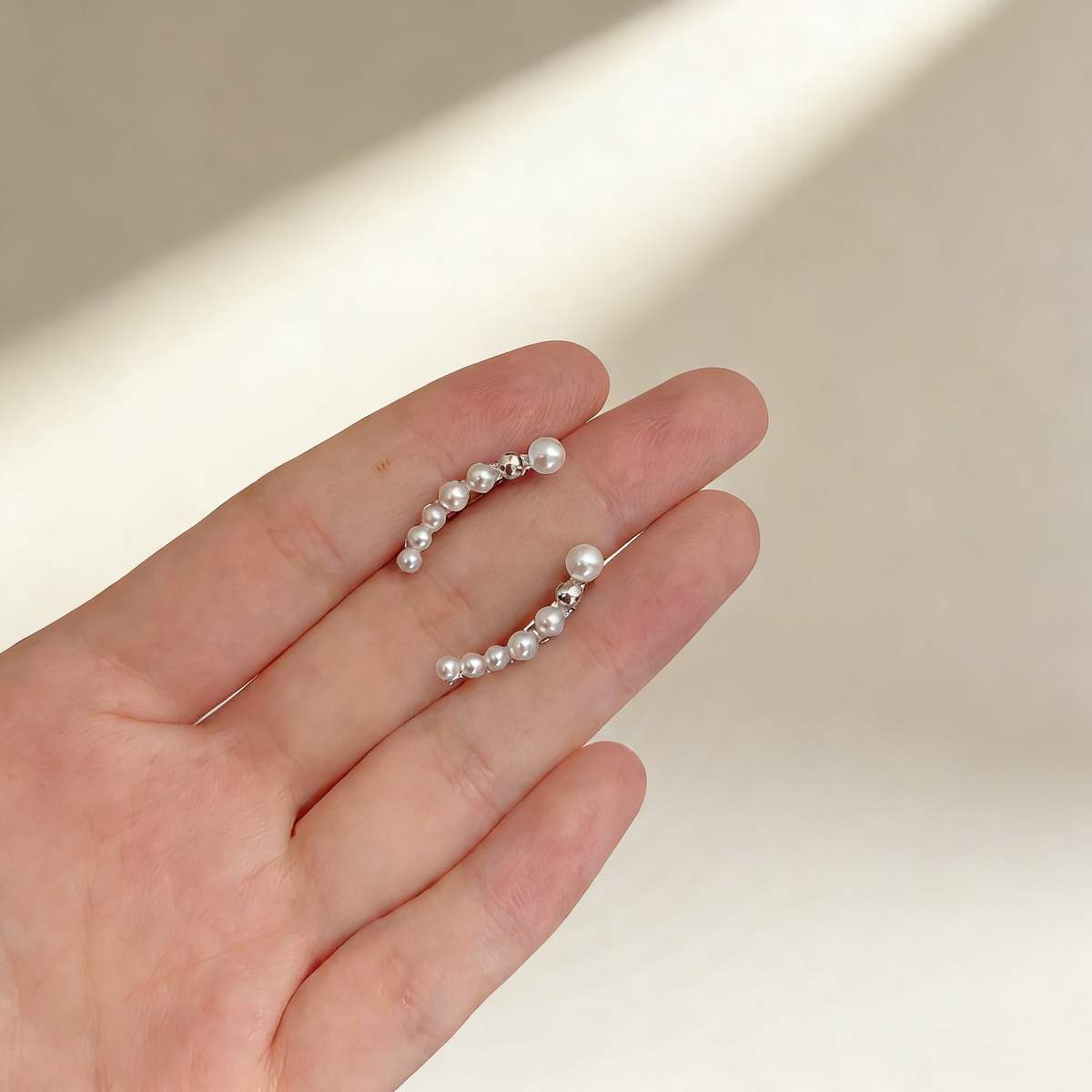Irregular Pearl Earrings