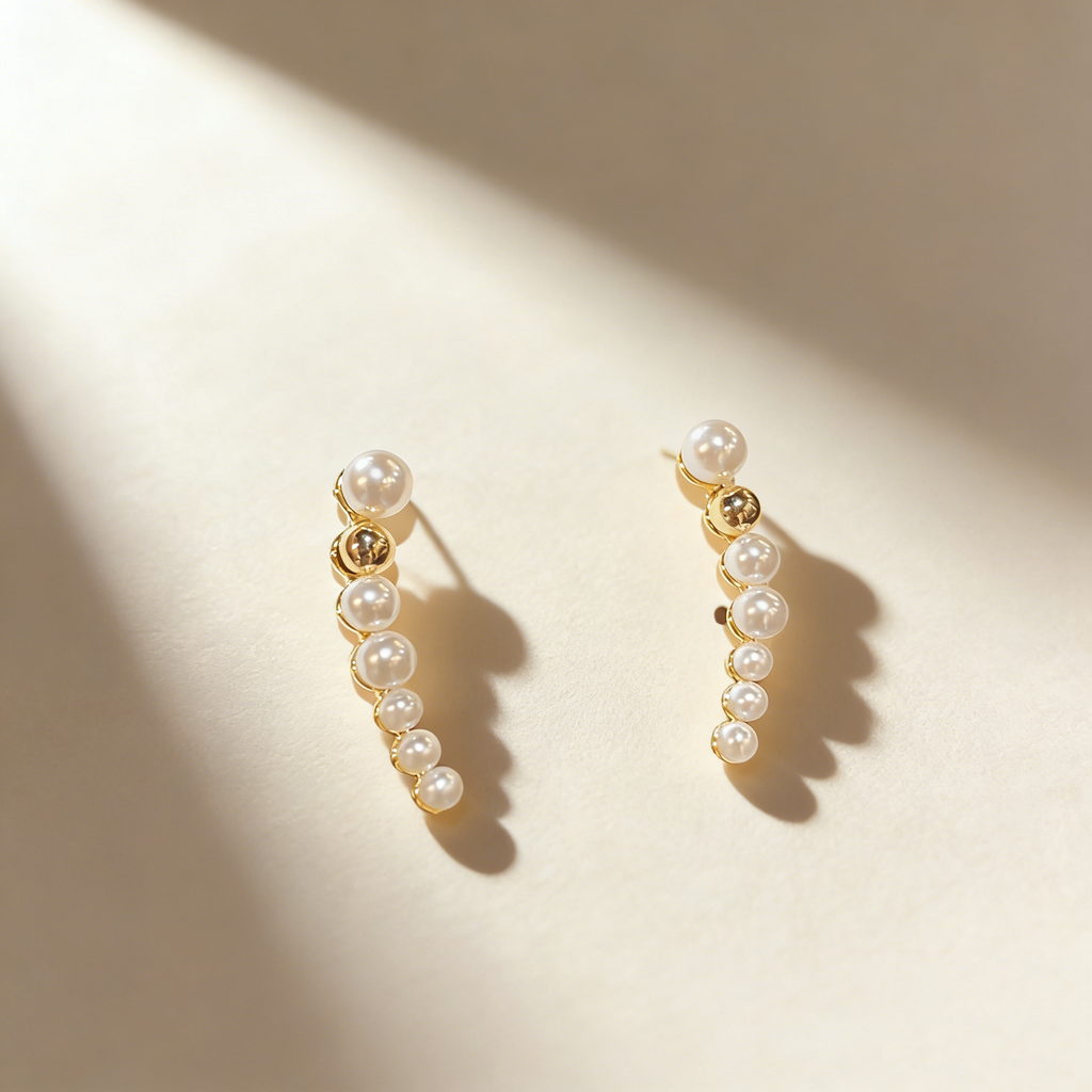 Irregular Pearl Earrings