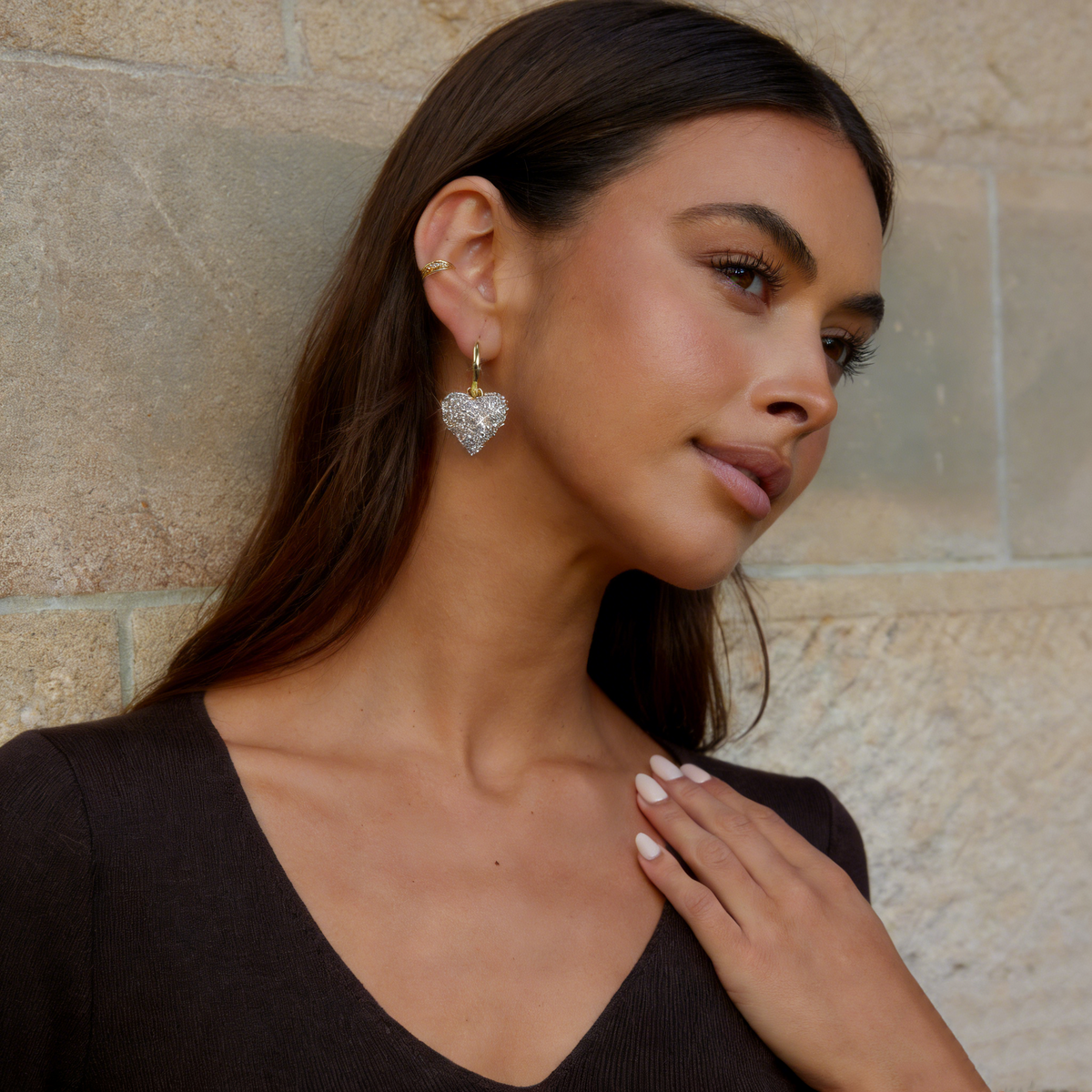 Eternal Classic Heart Earrings