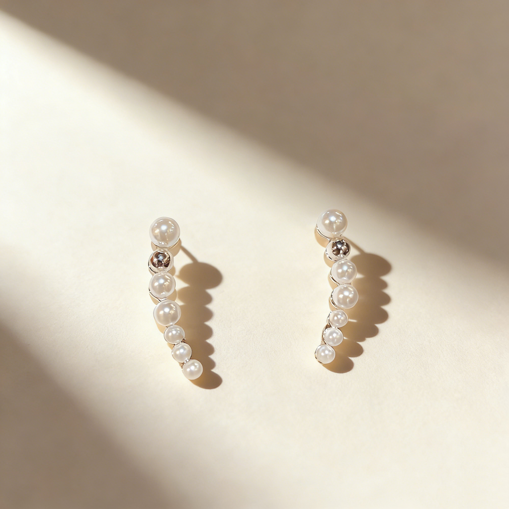 Irregular Pearl Earrings