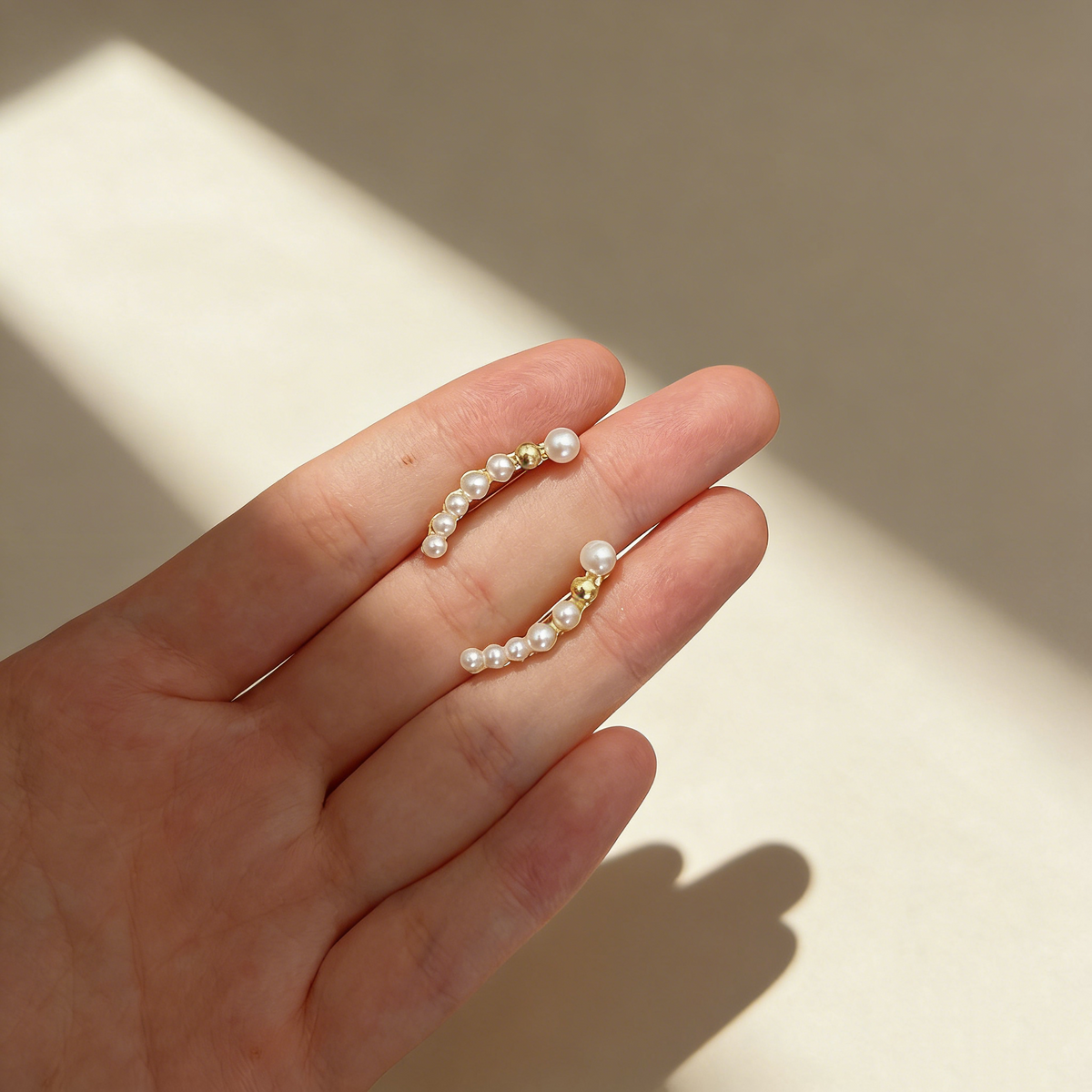 Irregular Pearl Earrings