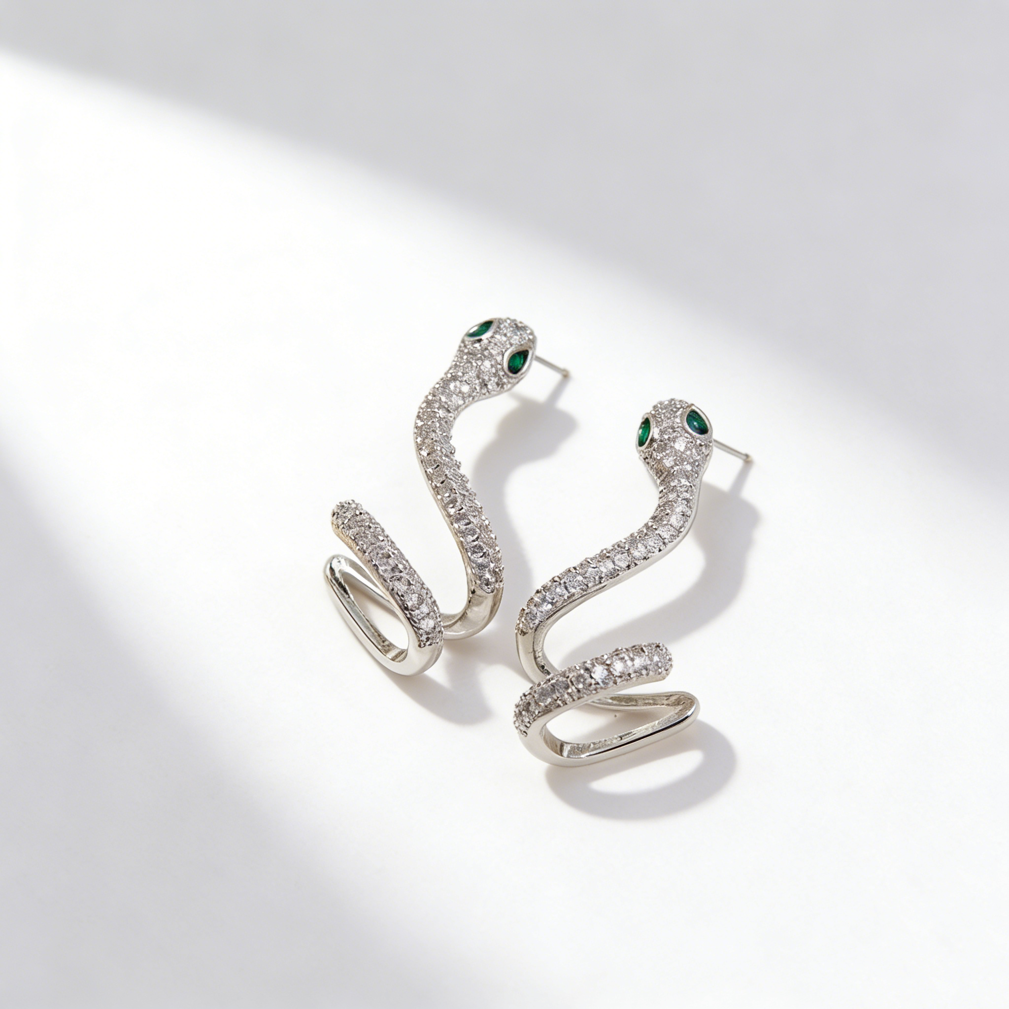 Classic Snake Stud Earrings