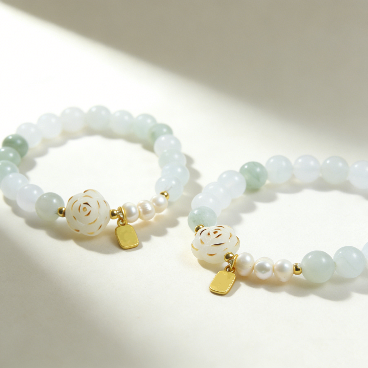 Natural Jade Beaded Bracelet Series