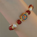 Love and Hope?Natural Red Agate Bracelet