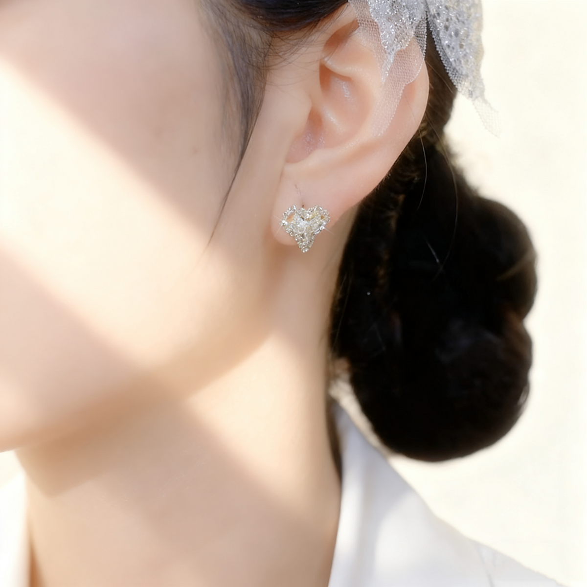 Heart Tassel Earrings