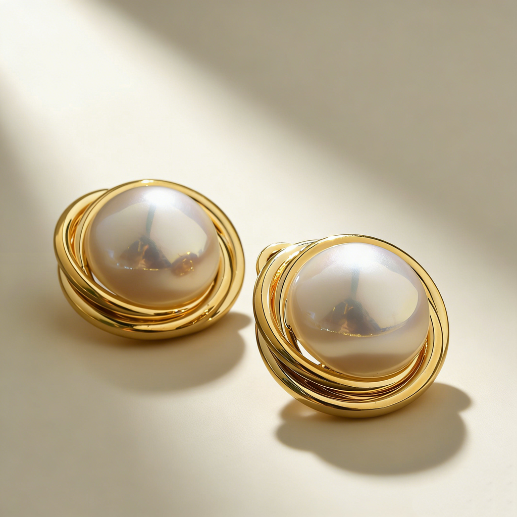 Pearl Surround Earrings
