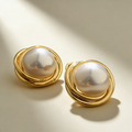 Pearl Surround Earrings