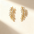Pavé Wheat Ear Cuff