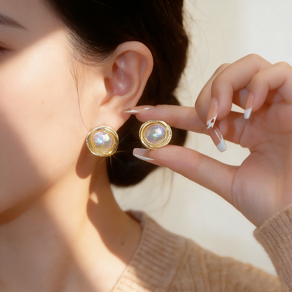 Pearl Surround Earrings