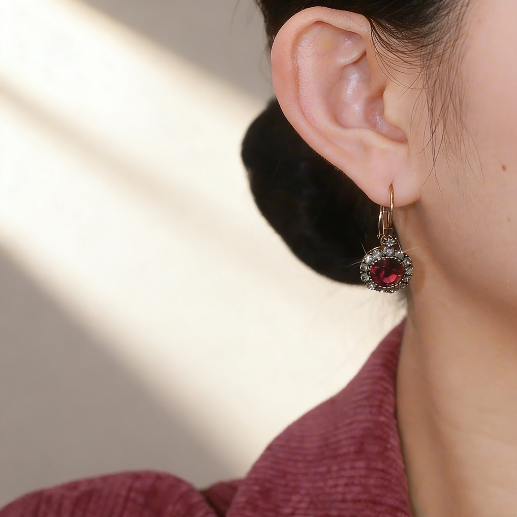 Vintage Amethyst Earrings