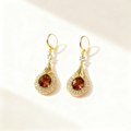 Teardrop Ruby Earrings