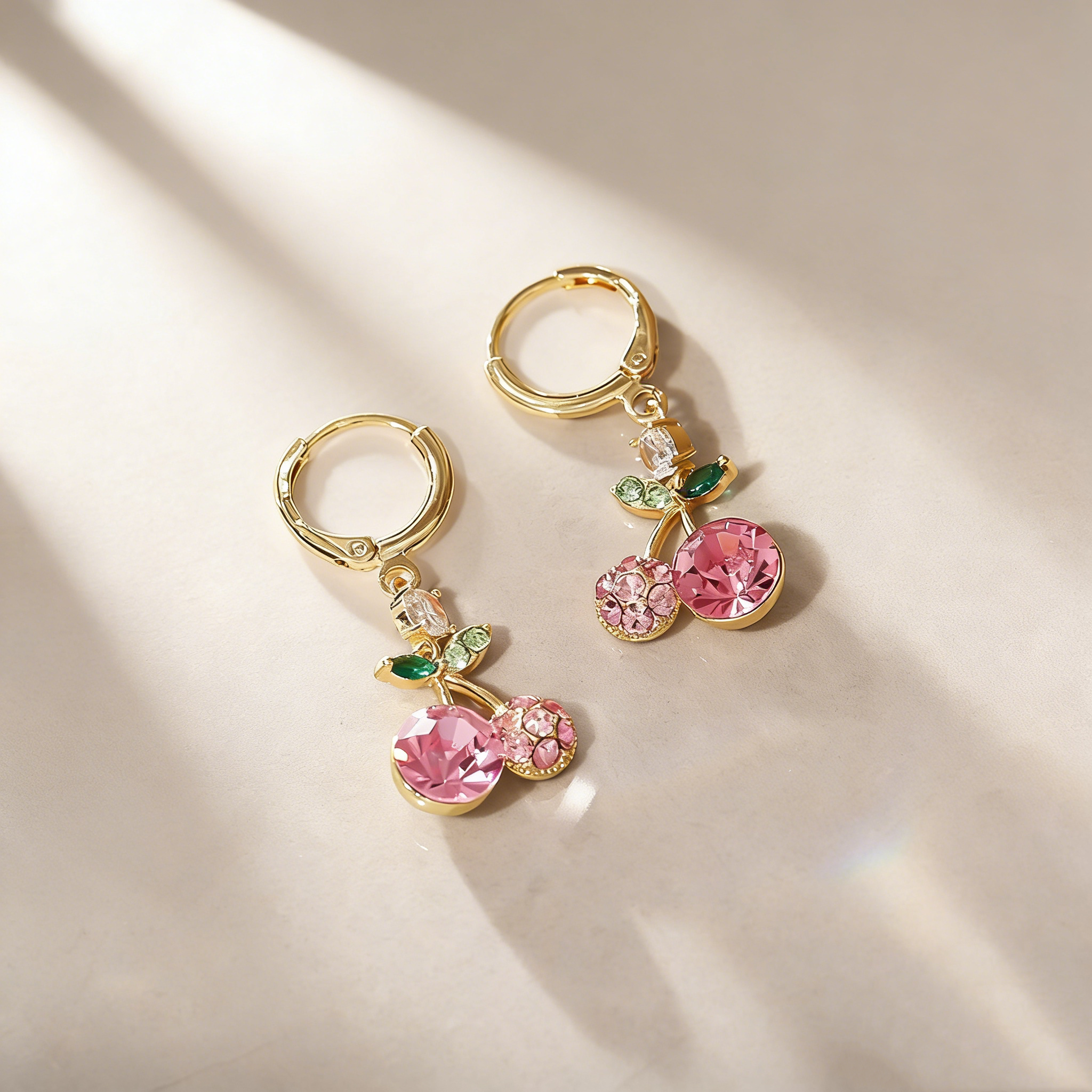 Cherry Drop Earrings