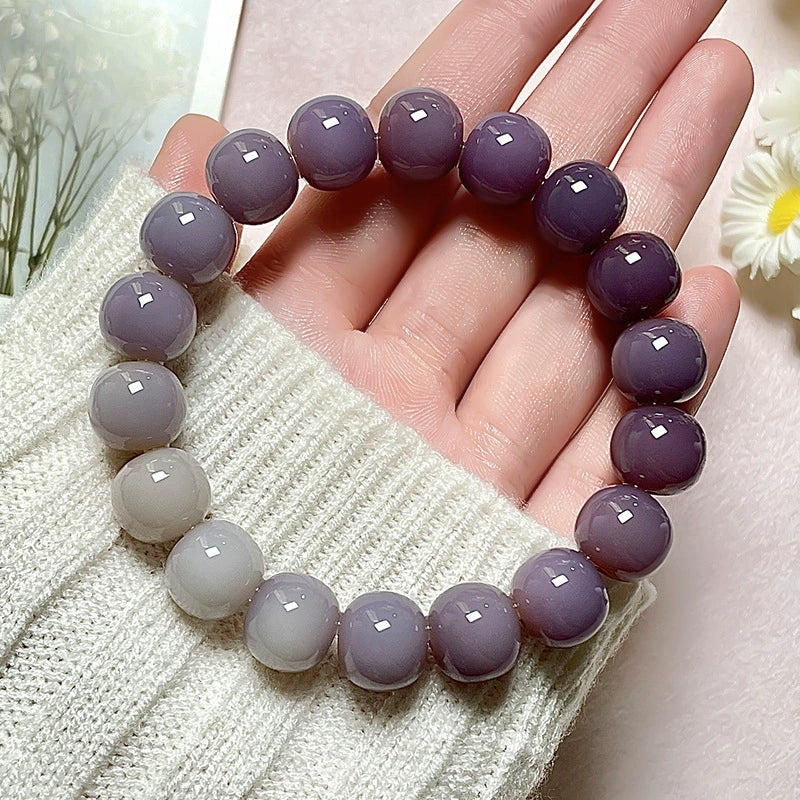 White jade bodhi bracelet