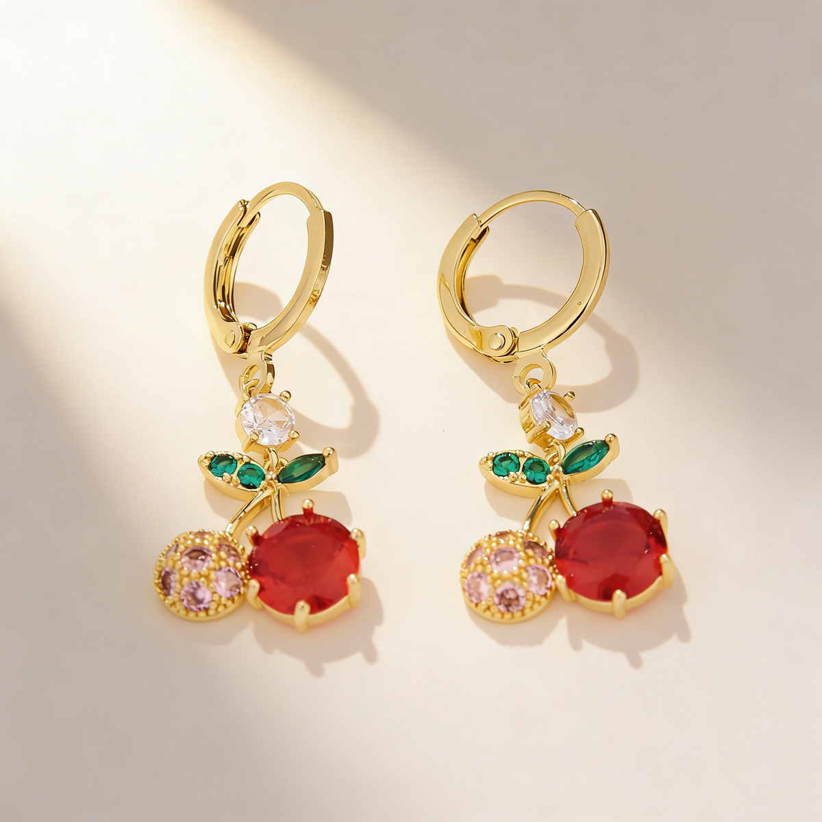Cherry Drop Earrings