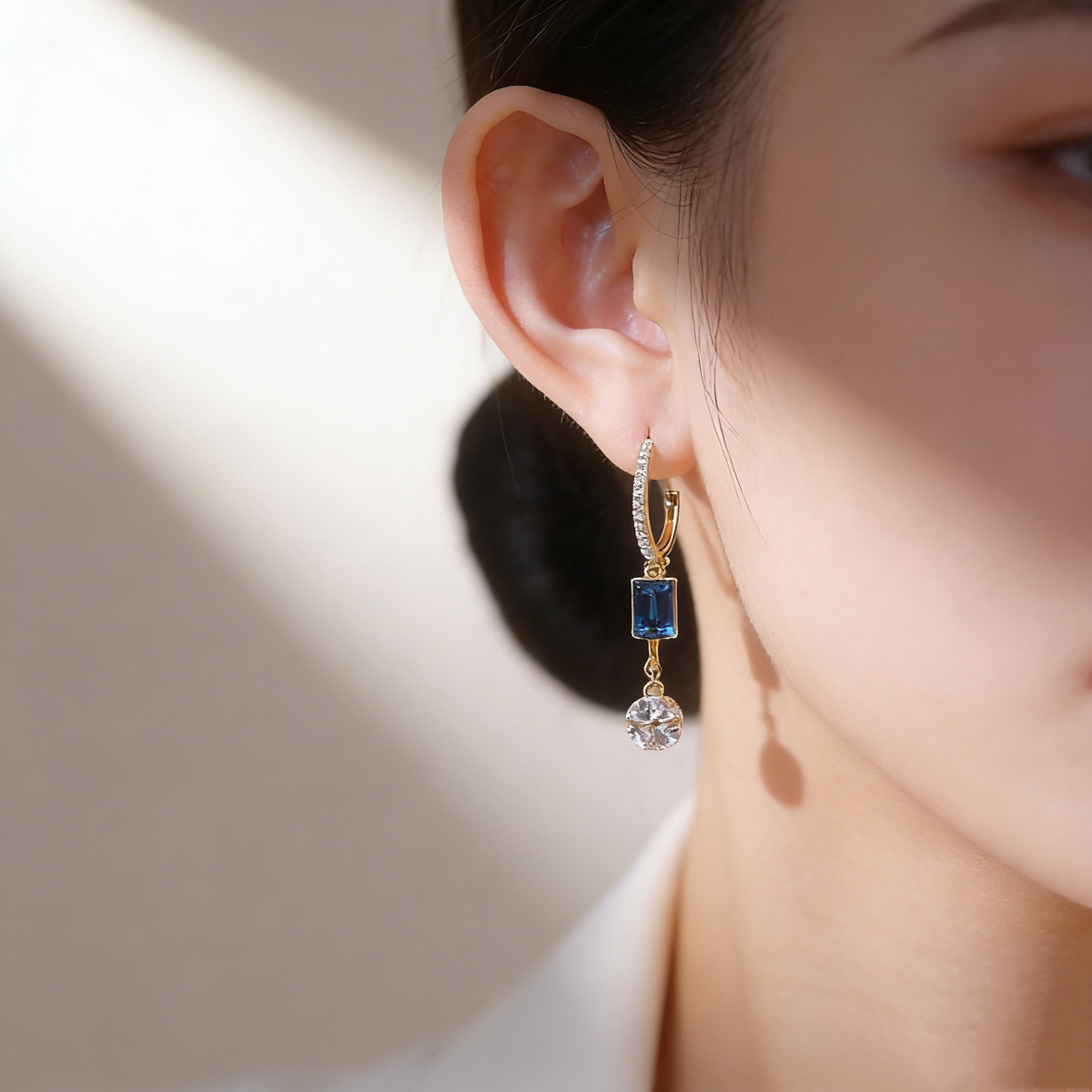 Tassel Diamond Ball Earrings
