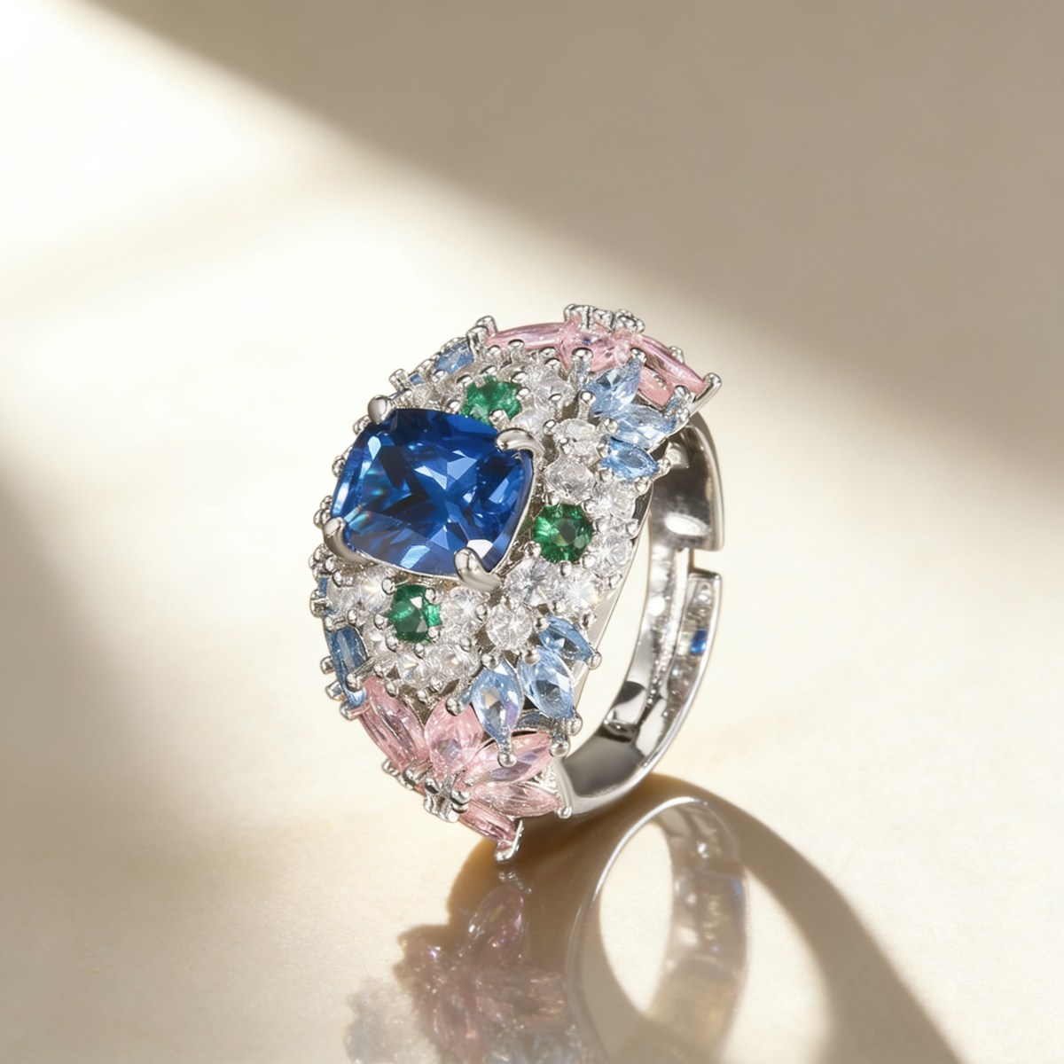 Multicolor Gemstone Ring
