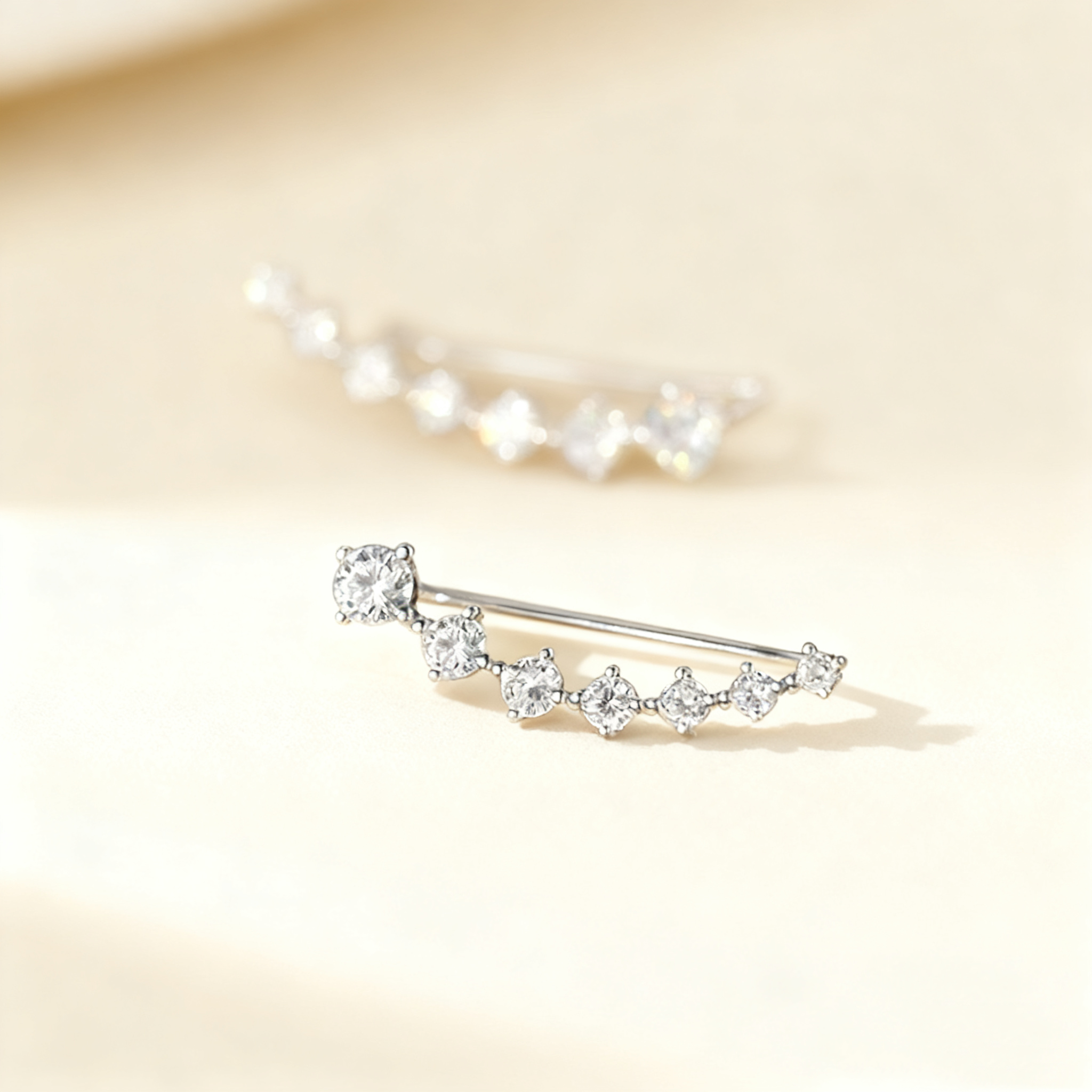 Elegant Diamond Ear Cuff