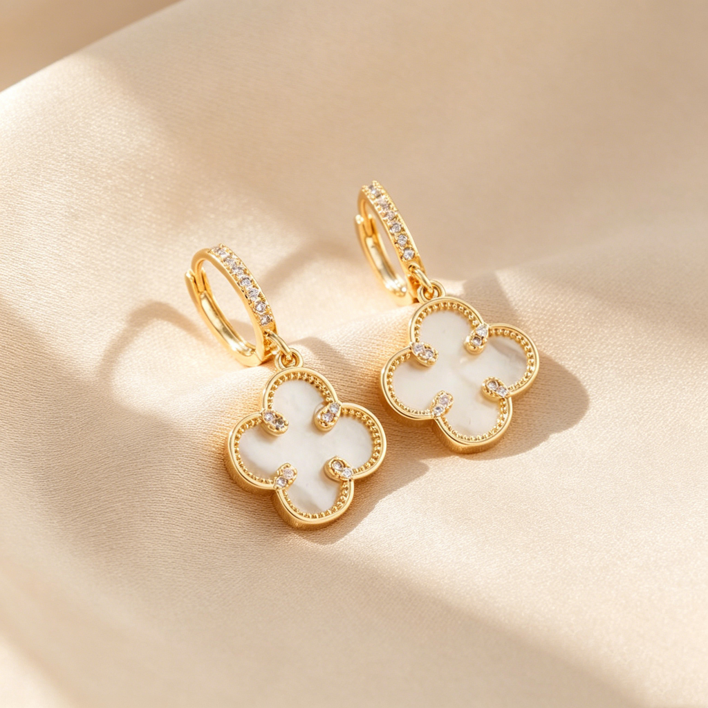 Clover Mother-of-Pearl Earrings