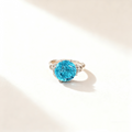 Octagon Rose-Cut Gemstone Ring