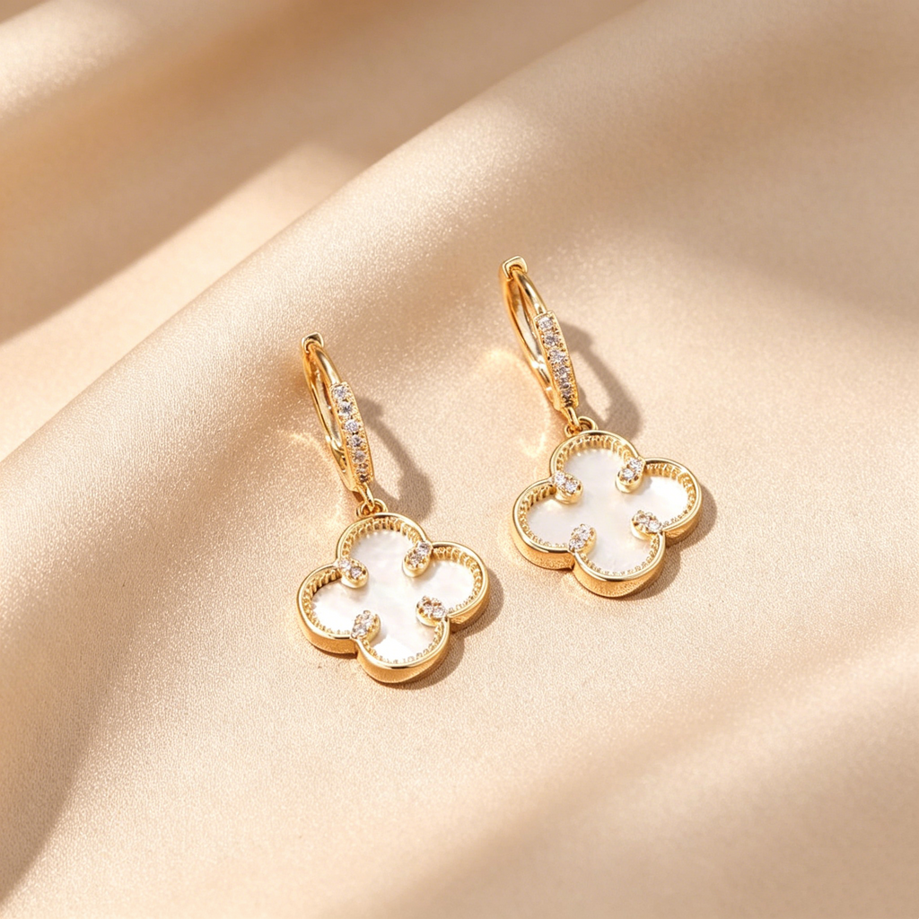 Clover Mother-of-Pearl Earrings