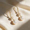 Natural Pearl Drop Hook Earrings