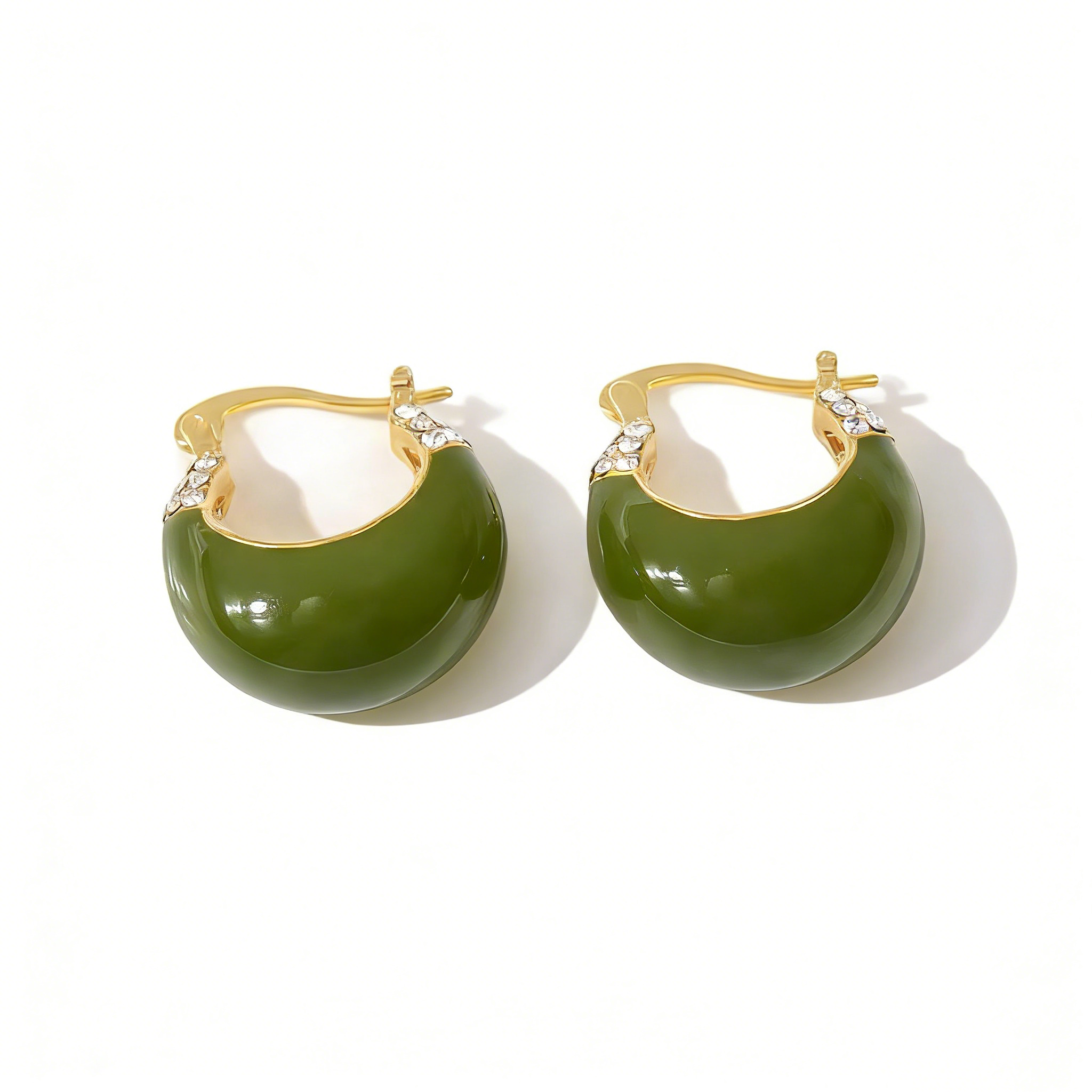 Natural Jadeite Earrings