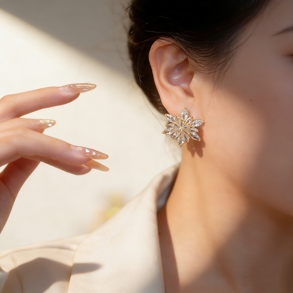 Elegant Flower Earrings