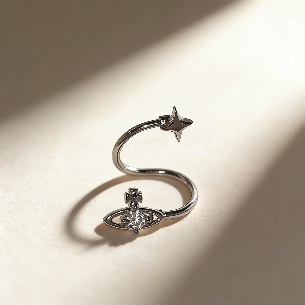 S-Shaped Horseshoe Hoop Earrings Series