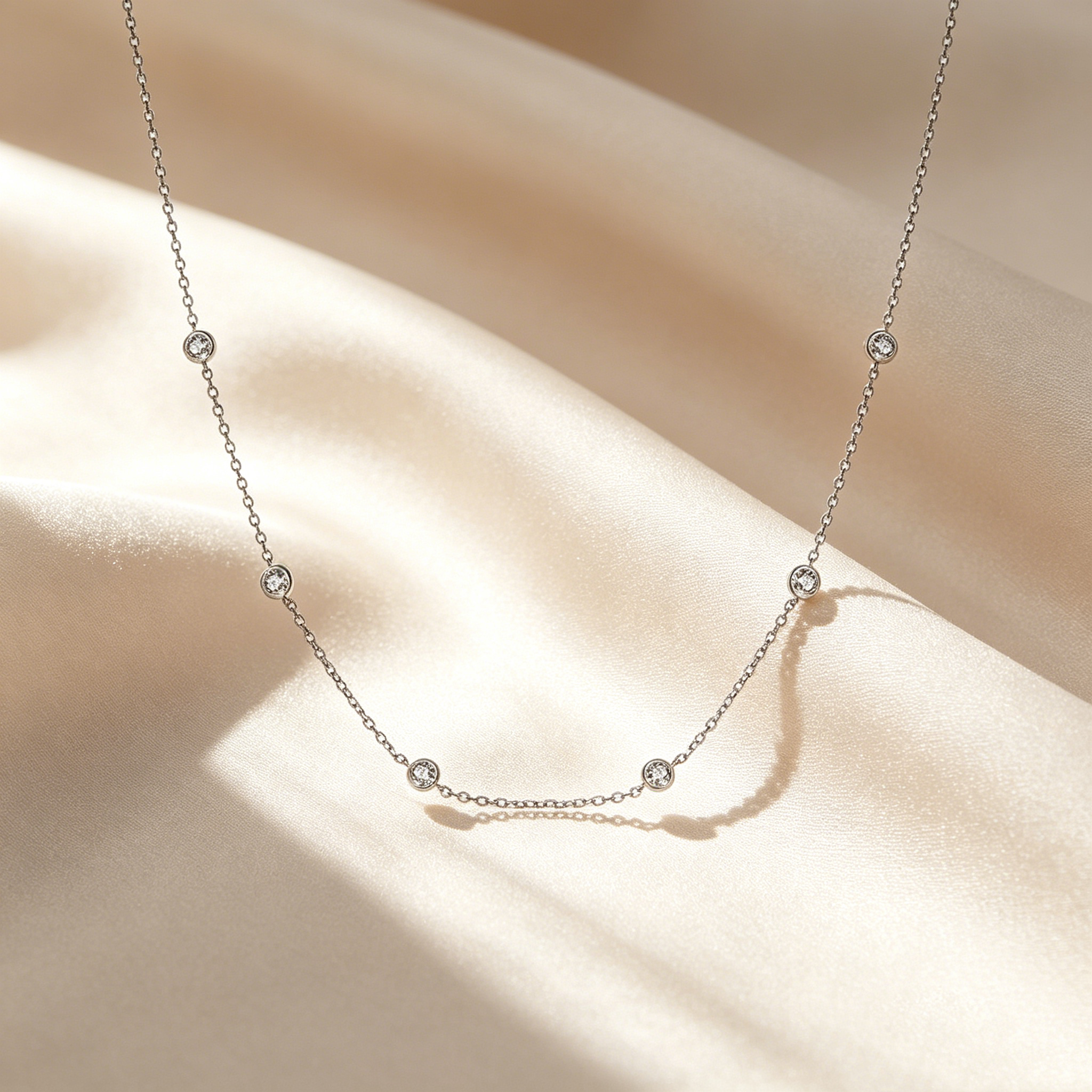 Delicate Bubble Stardust Necklace