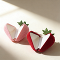 Velvet Strawberry Jewelry Box
