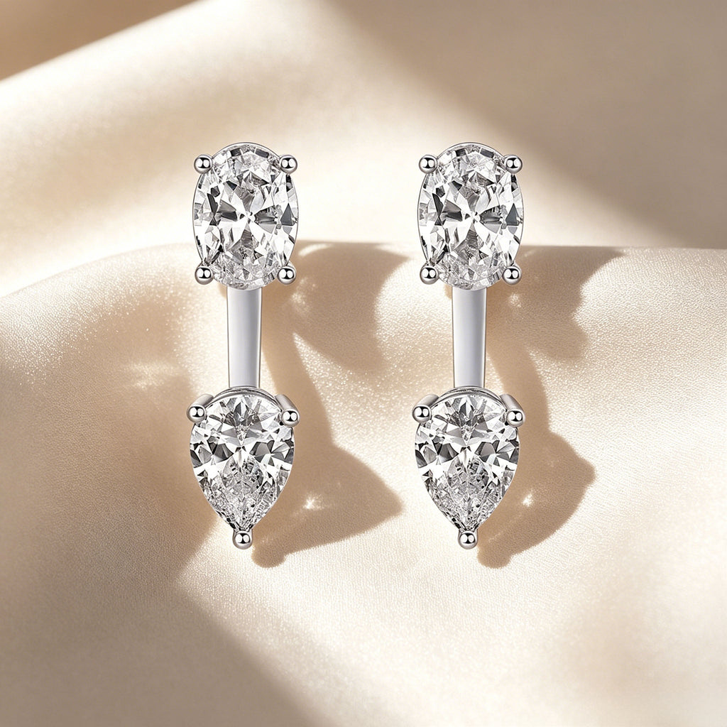 Elegant Back-hook Stud Earring Collection