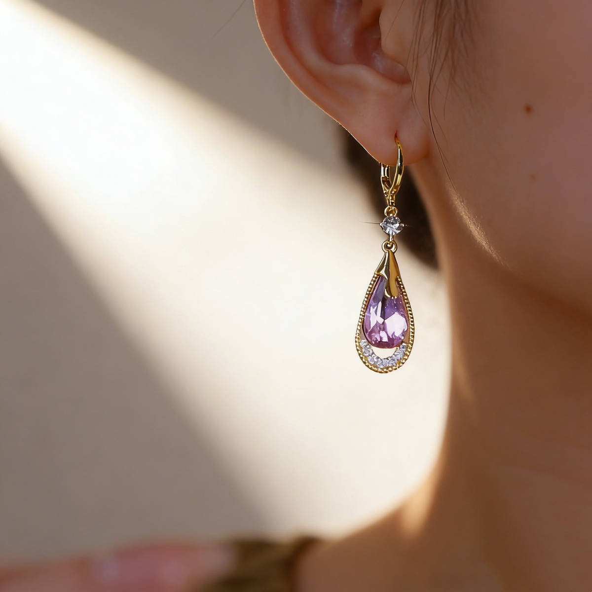 Teardrop Tassel Earrings