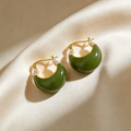 Natural Jadeite Earrings