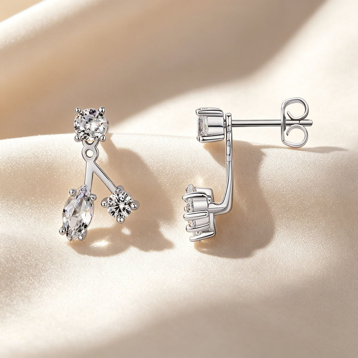 Elegant Back-hook Stud Earring Collection