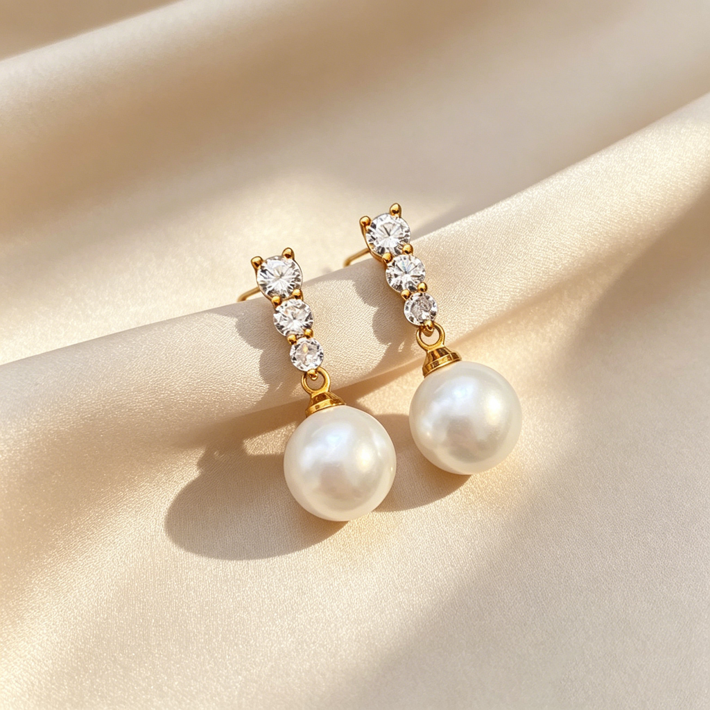 Grace Pearl Drop Earrings