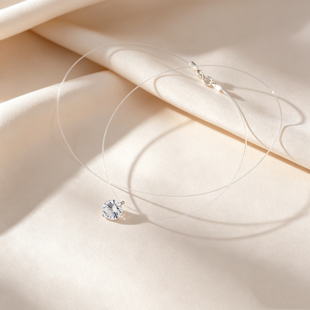 Mermaid Tears Invisible Floating Necklace