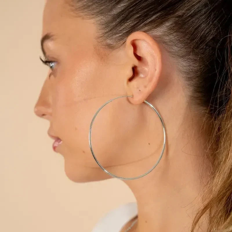 Sculpted Hoop Earrings