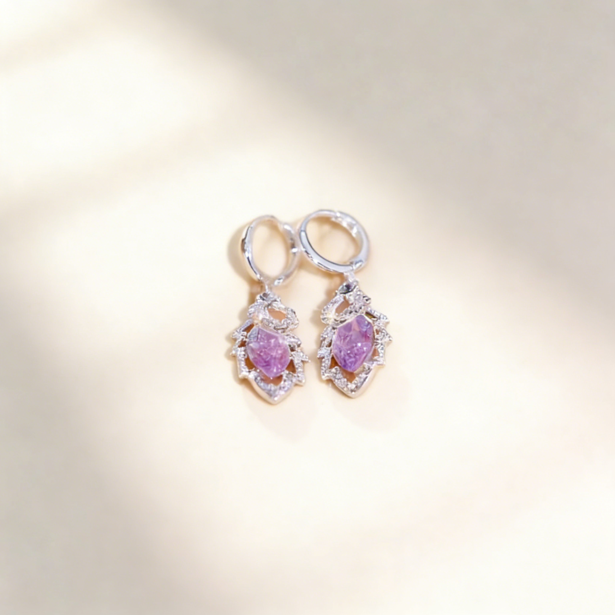 Double-Layer Maple Leaf Earrings