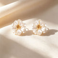 Elegant and Exquisite Floral Stud Earrings