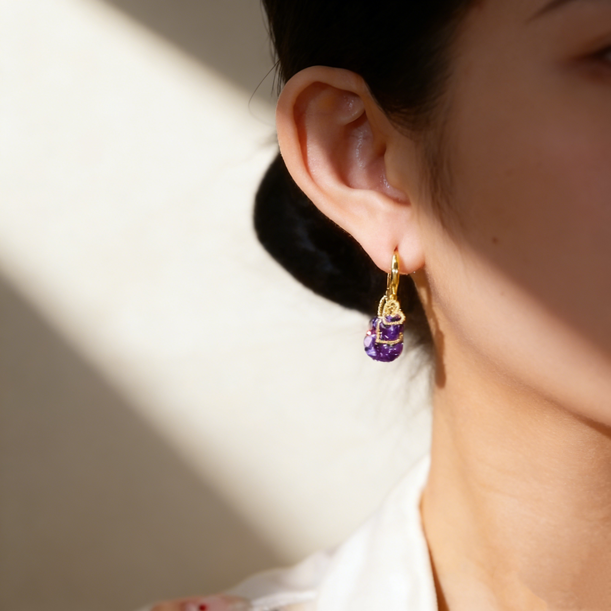 Heart Tassel Earrings