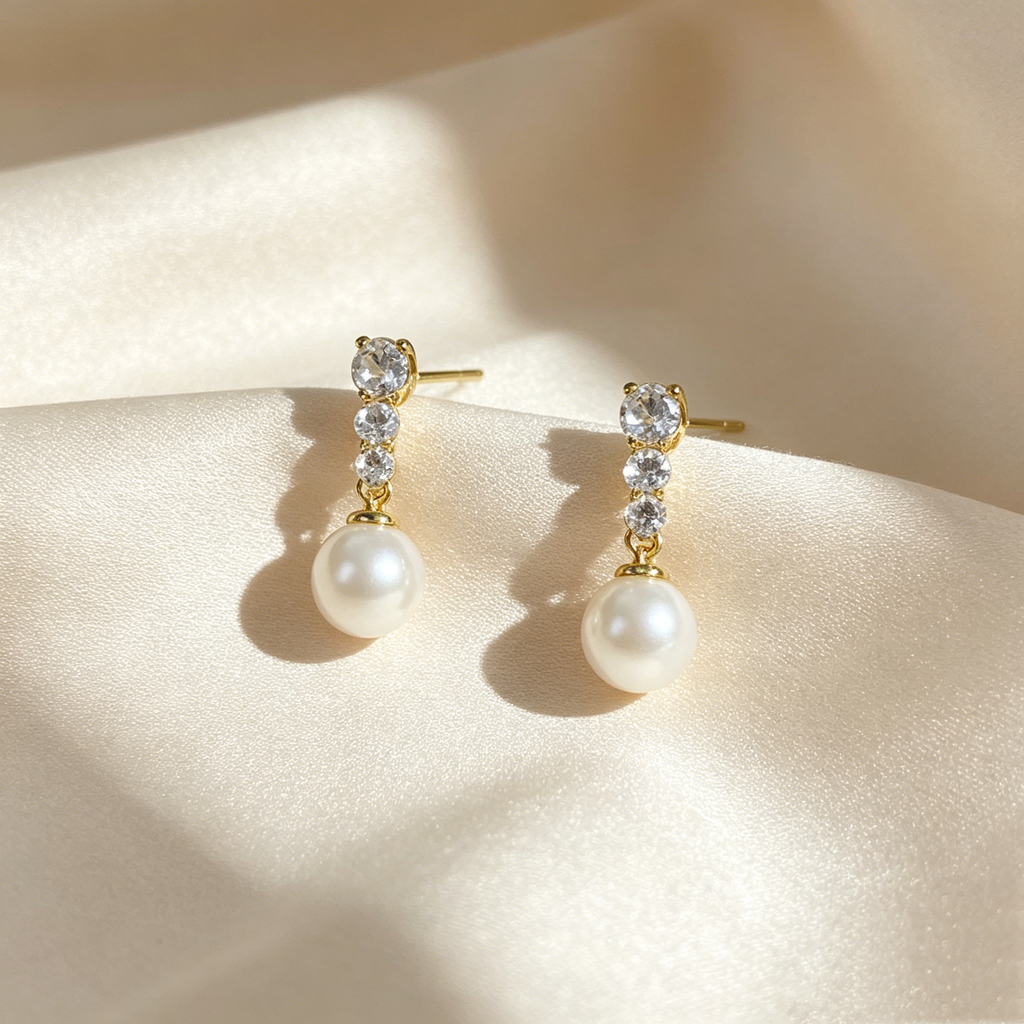 Grace Pearl Drop Earrings