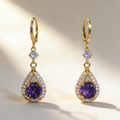 Eternal Amethyst Drop Earrings