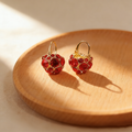 Ruby Basket Earrings