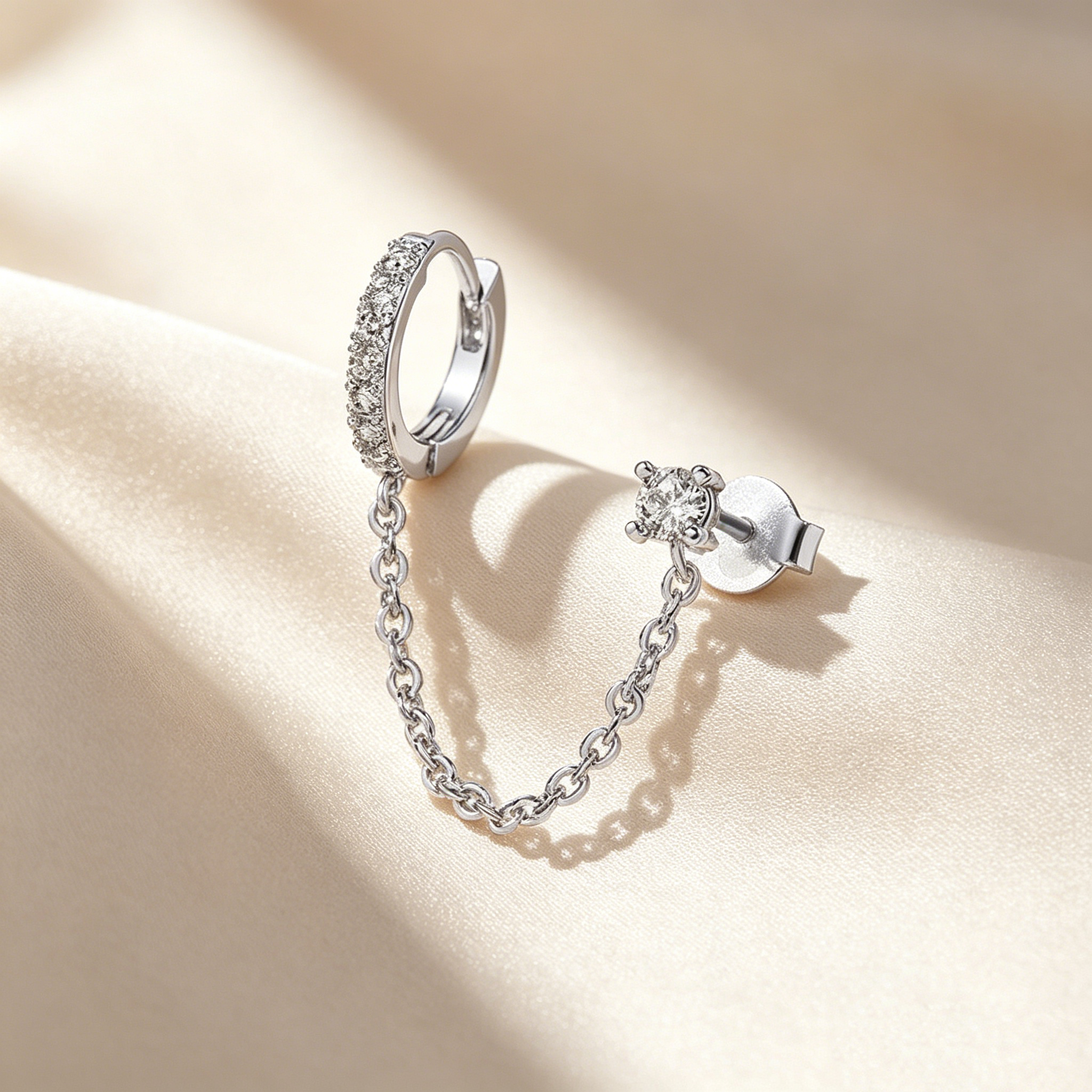 Star Chain Earrings