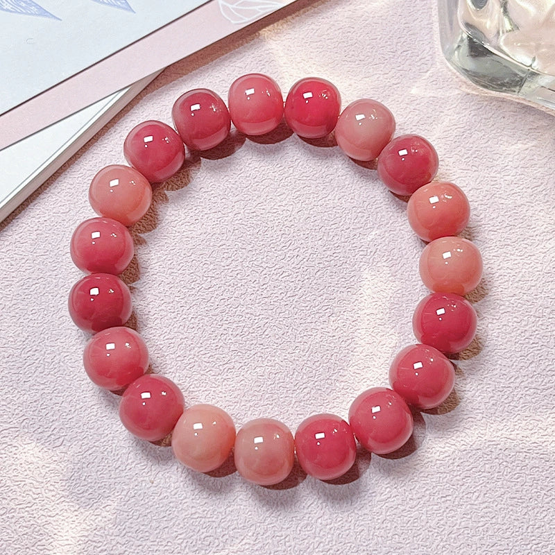 White jade bodhi bracelet