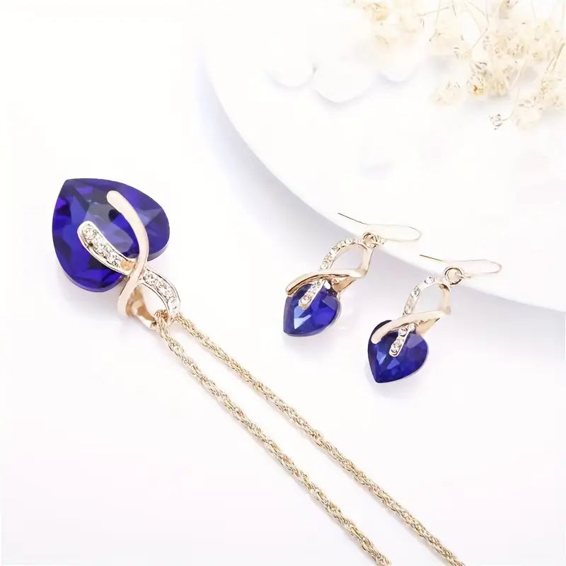 Cosima Gold Sapphire Set
